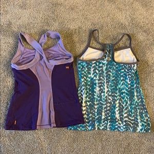 (2) Lucy Sports Tops. Size M.